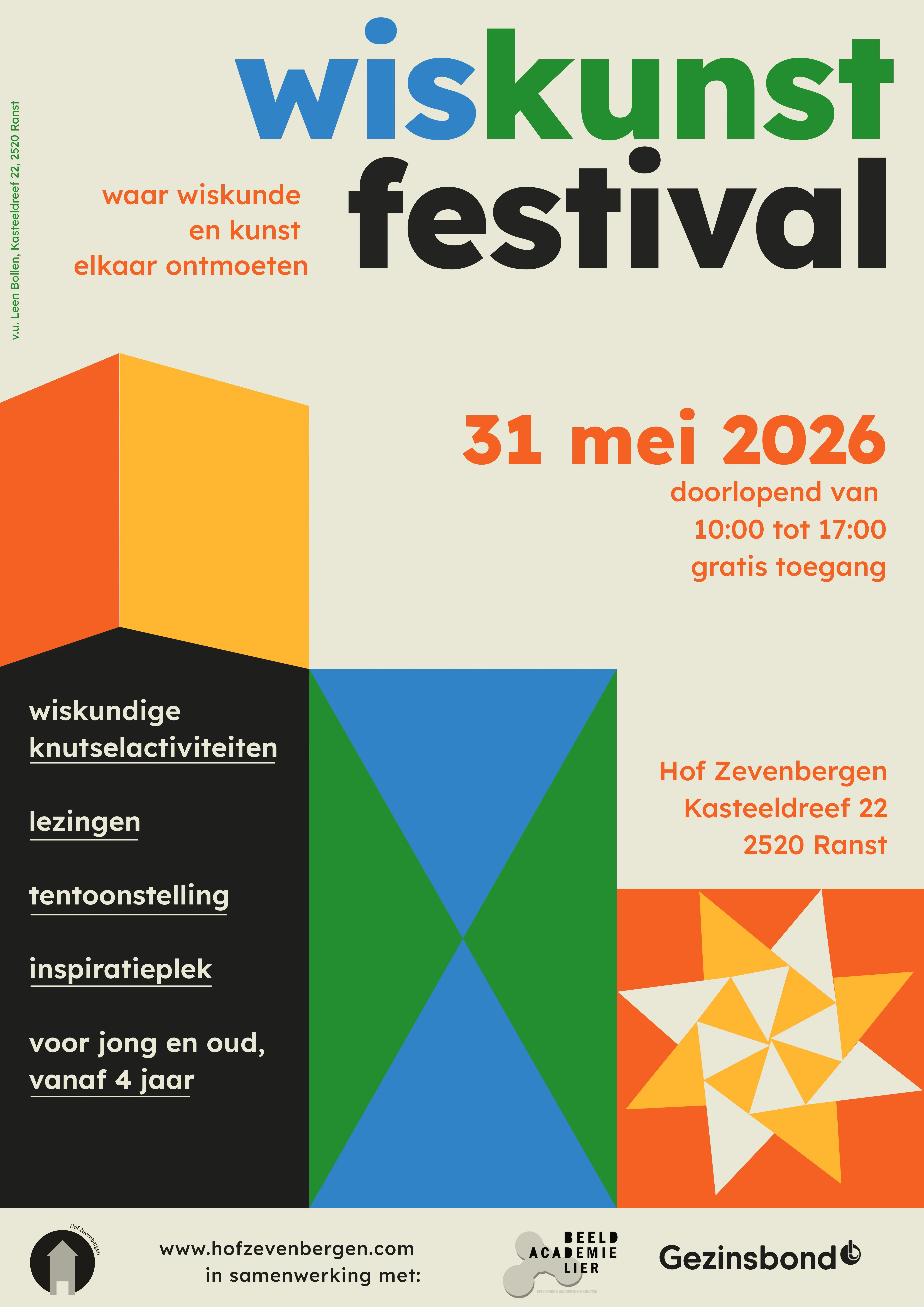 affiche wisknutselfestival Hof Zevenbergen te Ranst