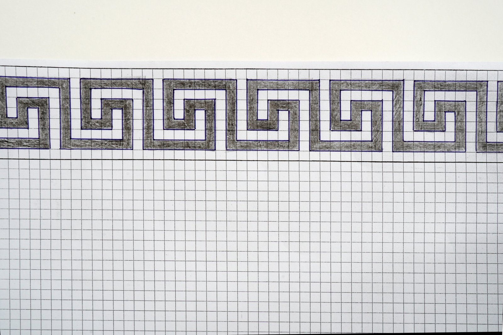 Een meanderband tekenen