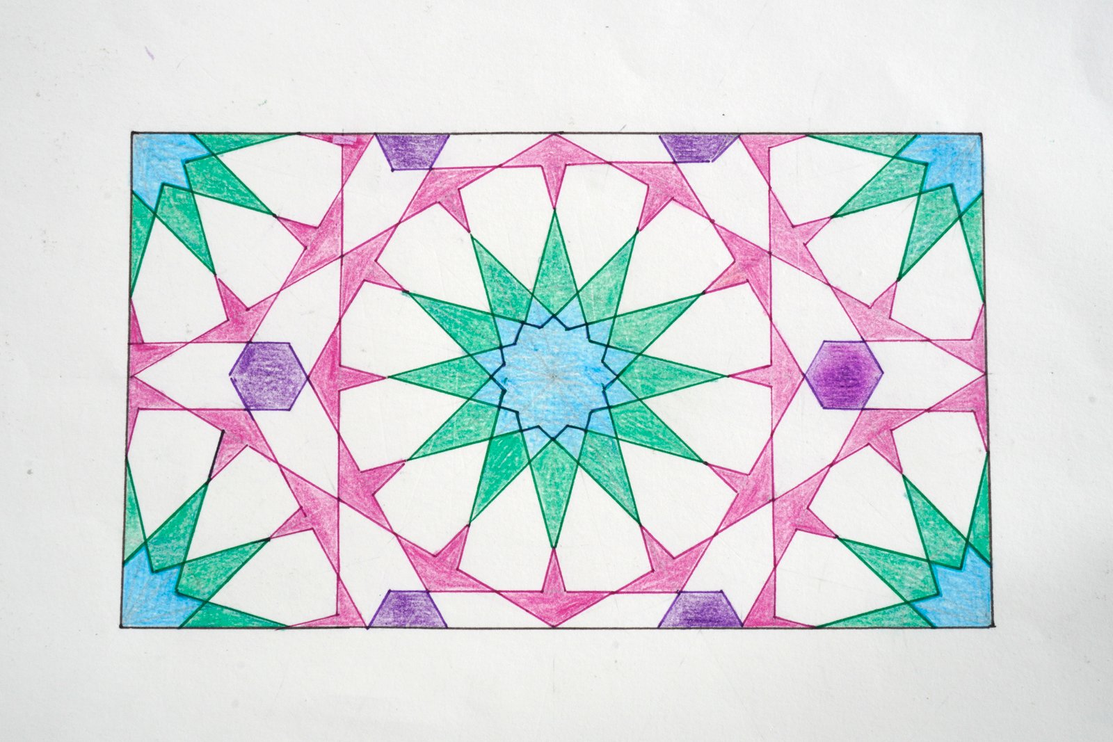 EEN ISLAMITISCH PATROON TEKENEN